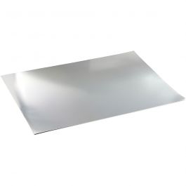 Metallkartong, A2, ark 420x594 mm, 280 g, silver, 10 ark/ 1 förp. [HOB-220860]