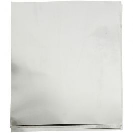 Präglingsfolie, A5, ark 148x210 mm, tjocklek 0,9 mm, silver, 10 st./ 1 förp. [HOB-22091]