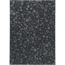 Papper, A4, ark 210x297 mm, 80 g, svart, 20 ark/ 1 förp. [HOB-221002]