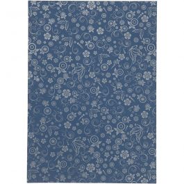 Papper, A4, ark 210x297 mm, 80 g, blå, 20 ark/ 1 förp. [HOB-221004]