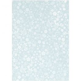 Papper, A4, ark 210x297 mm, 80 g, ljusblå, 20 ark/ 1 förp. [HOB-221011]