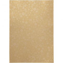 Papper, A4, ark 210x297 mm, 80 g, guld, 20 ark/ 1 förp. [HOB-221019]
