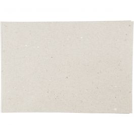 Kraftpapper, A4, ark 210x297 mm, 135 g, grå brun, 20 ark/ 1 förp. [HOB-221340]