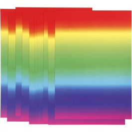 Regnbågskartong, A4, ark 210x297 mm, 180 g, 10 ark/ 1 förp. [HOB-229830]