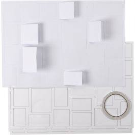 Julkalender, stl. 30x42 cm, vit, 5 st./ 1 förp. [HOB-23343]