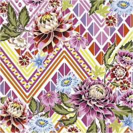Servetter, blommor, stl. 33x33 cm, 20 st./ 1 förp. [HOB-234734]