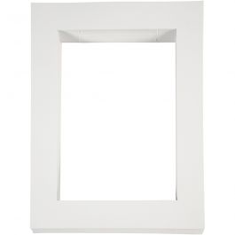 Passepartoutramar, A4, stl. 28,5x37 cm, 500 g, vit, 100 st./ 1 förp. [HOB-23596]