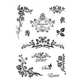 Clear Stamps, för evigt, ark 11x15,5 cm, 1 ark [HOB-240019]
