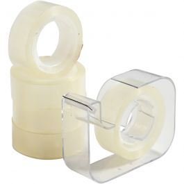 Dispenser med tejp, B: 15 mm, 1 set [HOB-24627]