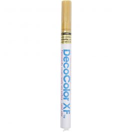 Dekorationstusch, spets 1,2 mm, guld, 1 st. [HOB-25034]