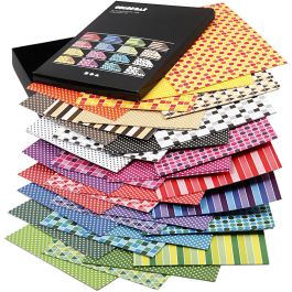 Colorbar Rivkartong, A4, ark 210x297 mm, 250 g, mixade färger, 16x10 ark/ 1 förp. [HOB-25457]