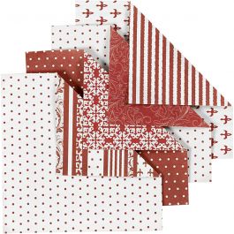 Origamipapper, stl. 10x10 cm, 80 g, 50 mix. ark/ 1 förp. [HOB-25520]