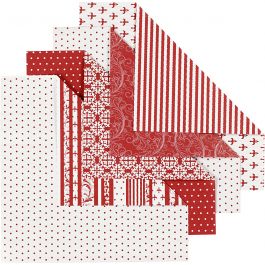 Origamipapper, stl. 15x15 cm, 80 g, 50 mix. ark/ 1 förp. [HOB-25521]