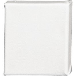Målarduk, D: 1.6 cm, stl. 10x10 cm, 360 g, vit, 10 st./ 1 förp. [HOB-25700]