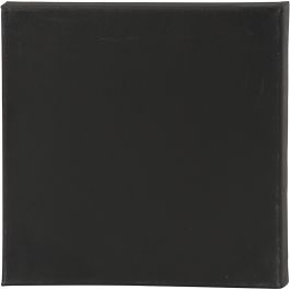 Målarduk, D: 1,6 cm, stl. 30x30 cm, 360 g, svart, vit, 10 st./ 1 förp. [HOB-25764]