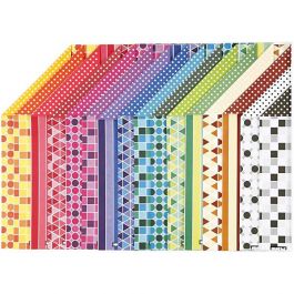 Colorbar Rivkartong, A4, ark 210x297 mm, 250 g, 16 mix. ark/ 1 förp. [HOB-26320]