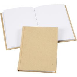 Kinabok, A6, tjocklek 8 mm, 80 g, brun, 1 st. [HOB-26368]