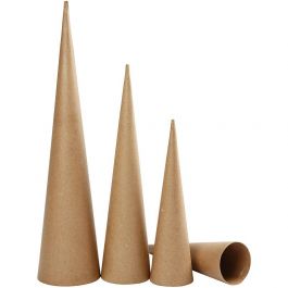 Höga Strutar, H: 30-40-50 cm, Dia. 8-9-11,5 cm, 3 st./ 1 förp. [HOB-265040]