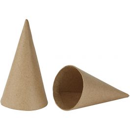 Pappstrutar, H: 14 cm, Dia. 7 cm, 10 st./ 1 förp. [HOB-265501]