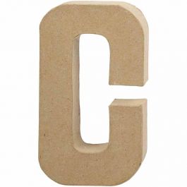Pappbokstav, C, H: 20,5 cm, B: 11,5 cm, tjocklek 2,5 cm, 1 st. [HOB-26602]