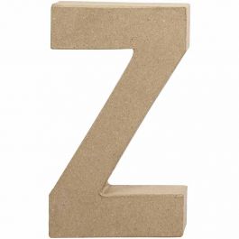 Pappbokstav, Z, H: 20,2 cm, B: 11,2 cm, tjocklek 2,5 cm, 1 st. [HOB-26625]