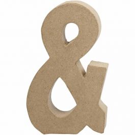 Pappsymbol, &, H: 19,9 cm, B: 11,5 cm, tjocklek 2,5 cm, 1 st. [HOB-26627]