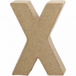 Pappbokstav, X, H: 10 cm, B: 7,6 cm, tjocklek 1,7 cm, 1 st. [HOB-26662]
