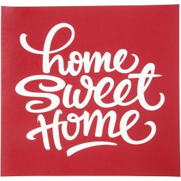 Screen stencil, Home sweet home, ark 20x22 cm, 1 ark [HOB-27060]