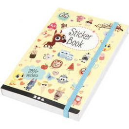 Sticker Book, size 11.5x17 cm, thickness 1.5 cm, 1pc, 80 pages [HOB27070]