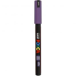 Posca Marker , nr. PC-1MR, spets 0,7 mm, extra fine, violet, 1 st. [HOB-272055]