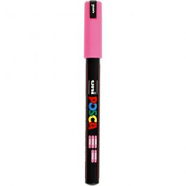 Posca Marker , nr. PC-1MR, spets 0,7 mm, extra fine, rosa, 1 st. [HOB-272056]
