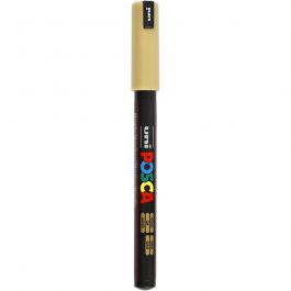 Posca Marker , nr. PC-1MR, spets 0,7 mm, extra fine, guld, 1 st. [HOB-272810]
