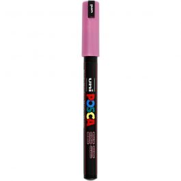 Posca Marker , nr. PC-1MR, spets 0,7 mm, extra fine, metallic pink, 1 st. [HOB-272850]