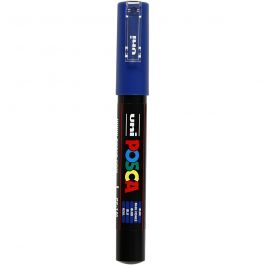 Posca Marker , nr. PC-1M, spets 0,7 mm, extra fine, blå, 1 st. [HOB-273041]