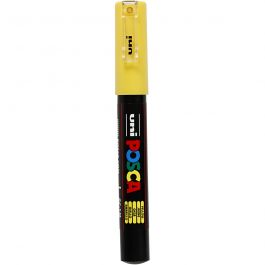 Posca Marker , nr. PC-1M, spets 0,7 mm, extra fine, gul, 1 st. [HOB-273044]