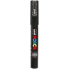 Posca Marker , nr. PC-1M, spets 0,7 mm, extra fine, svart, 1 st. [HOB-273046]