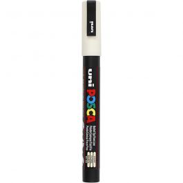 Posca Marker , nr. PC-3M, spets 0,9-1,3 mm, Fine, elfenben, 1 st. [HOB-274019]