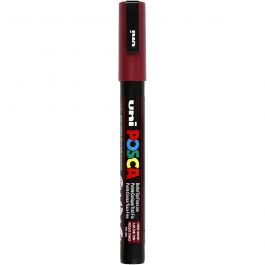 Posca Marker , nr. PC-3M, spets 0,9-1,3 mm, Fine, red wine, 1 st. [HOB-274050]