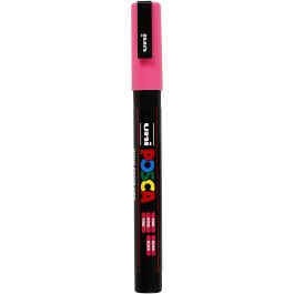 Posca Marker , nr. PC-3M, spets 0,9-1,3 mm, Fine, rosa, 1 st. [HOB-274056]