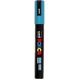 Posca Marker , nr. PC-5M, spets 2,5 mm, Medium, smaragdgrön, 1 st. [HOB-276016]