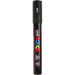 Posca Marker , nr. PC-5M, spets 2,5 mm, Medium, svart, 1 st. [HOB-276046]