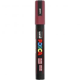 Posca Marker , nr. PC-5M, spets 2,5 mm, Medium, red wine, 1 st. [HOB-276050]