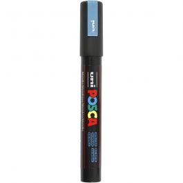 Posca Marker , nr. PC-5M, spets 2,5 mm, Medium, metallicblå, 1 st. [HOB-276880]