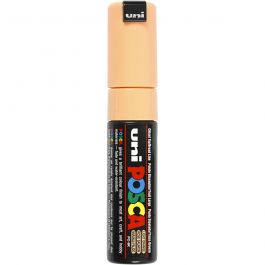 Posca Marker , nr. PC-8K, spets 8 mm, Broad, pale orange, 1 st. [HOB-278030]