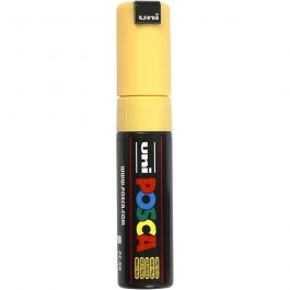Posca Marker , nr. PC-8K, spets 8 mm, Broad, straw yellow, 1 st. [HOB-278038]