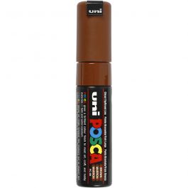 Posca Marker , nr. PC-8K, spets 8 mm, Broad, brun, 1 st. [HOB-278045]