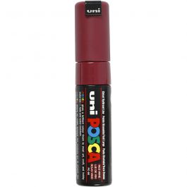 Posca Marker , nr. PC-8K, spets 8 mm, Broad, red wine, 1 st. [HOB-278050]