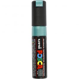 Posca Marker , nr. PC-8K, spets 8 mm, Broad, metallgrön, 1 st. [HOB-278870]