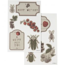  Stickers, 9x14 cm, 4 ass sheets [HOB-27983]