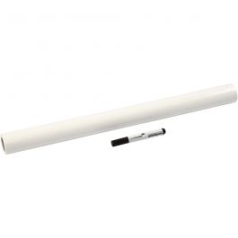Magic whiteboard folie, L: 80 cm, B: 60 cm, vit, 25 ark/ 1 rl. [HOB-28245]